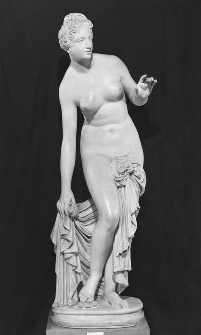 金星、別名1829（大理石）お風呂で驚いた金星 作： James Pradier